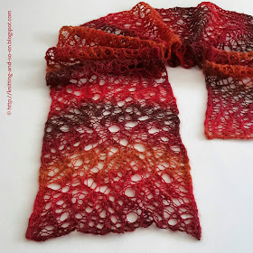 Free Knitting Tutorial: Random Lace Scarf