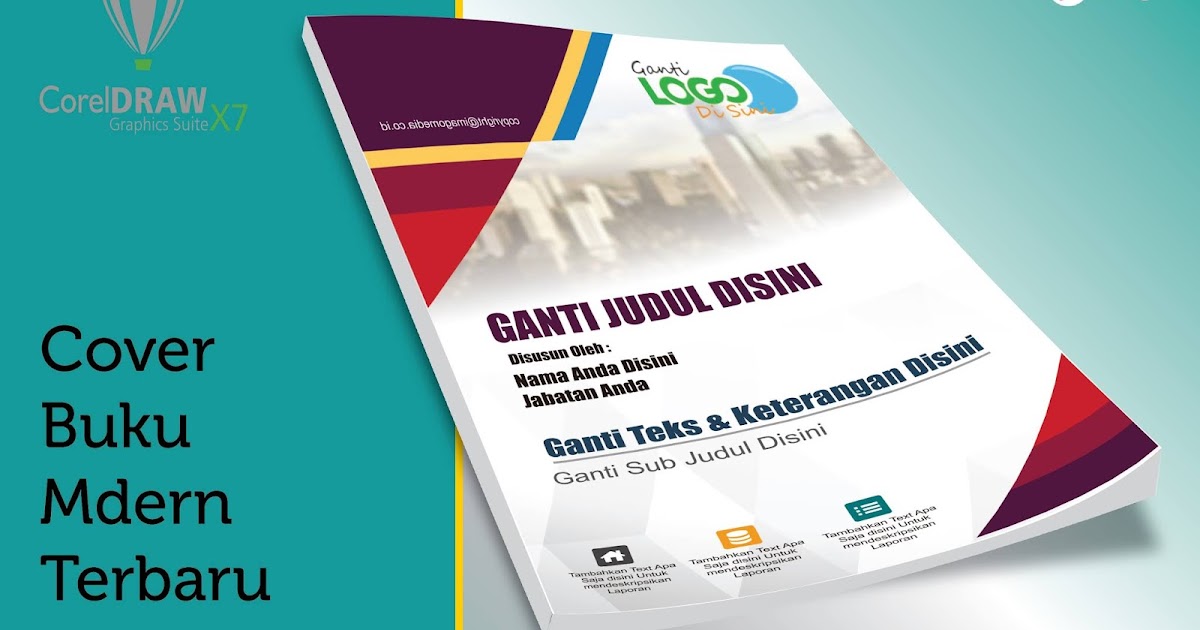  Desain  Cover  Buku  Coreldraw  Filetype Cdr Info Berbagi Buku 