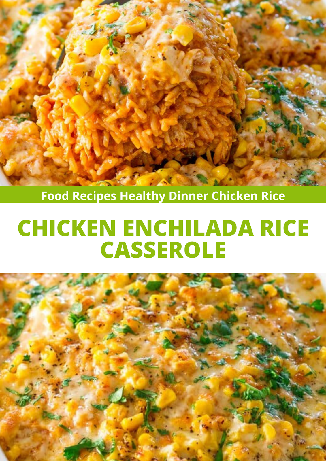 CHICKEN ENCHILADA RICE CASSEROLE