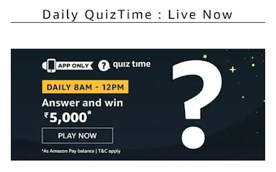 13th January Amazon Quiz Answer