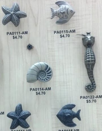 coastal sea life hardware