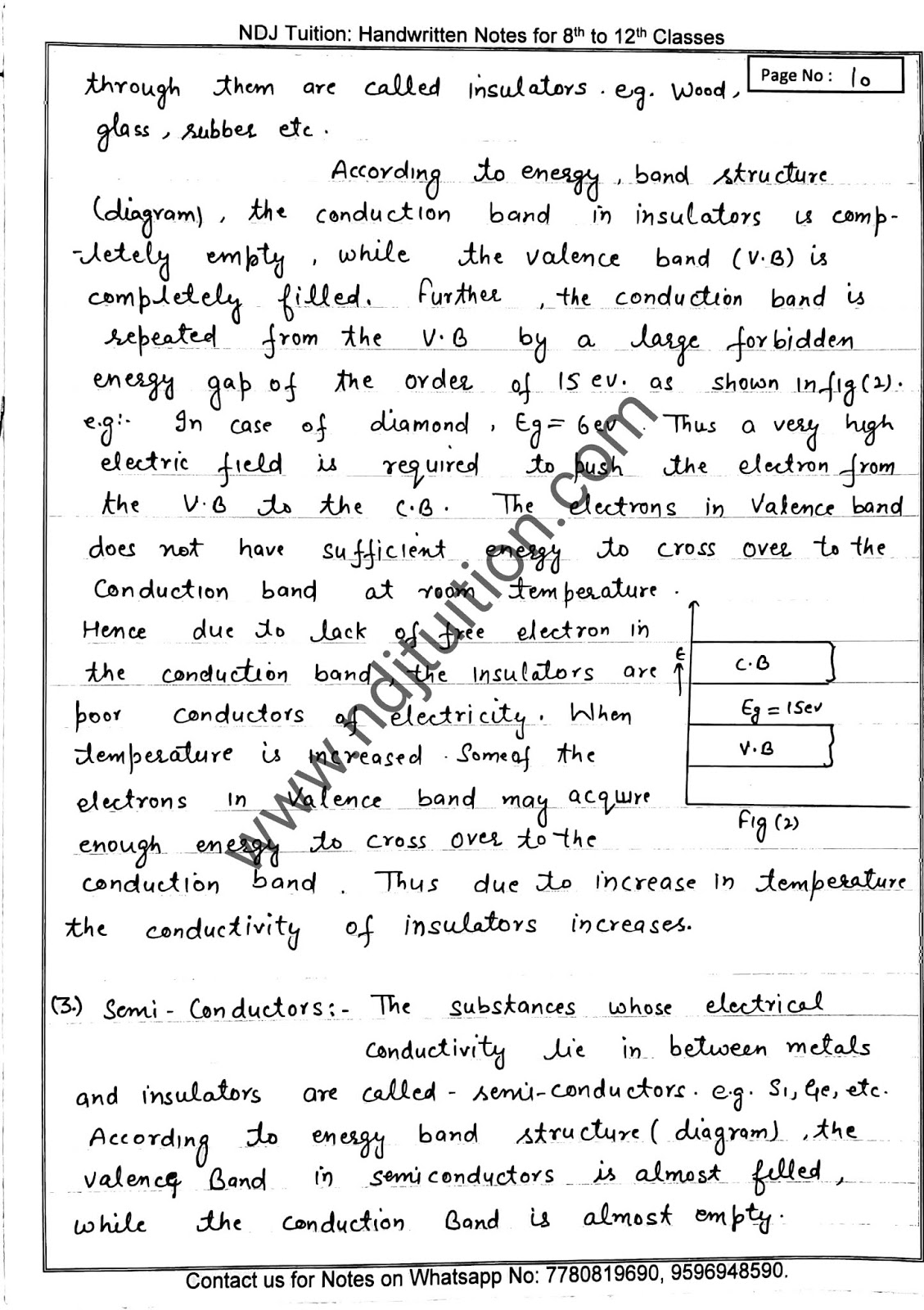 Electrostatics Handwritten Notes For Class 12 Physics Vrogue