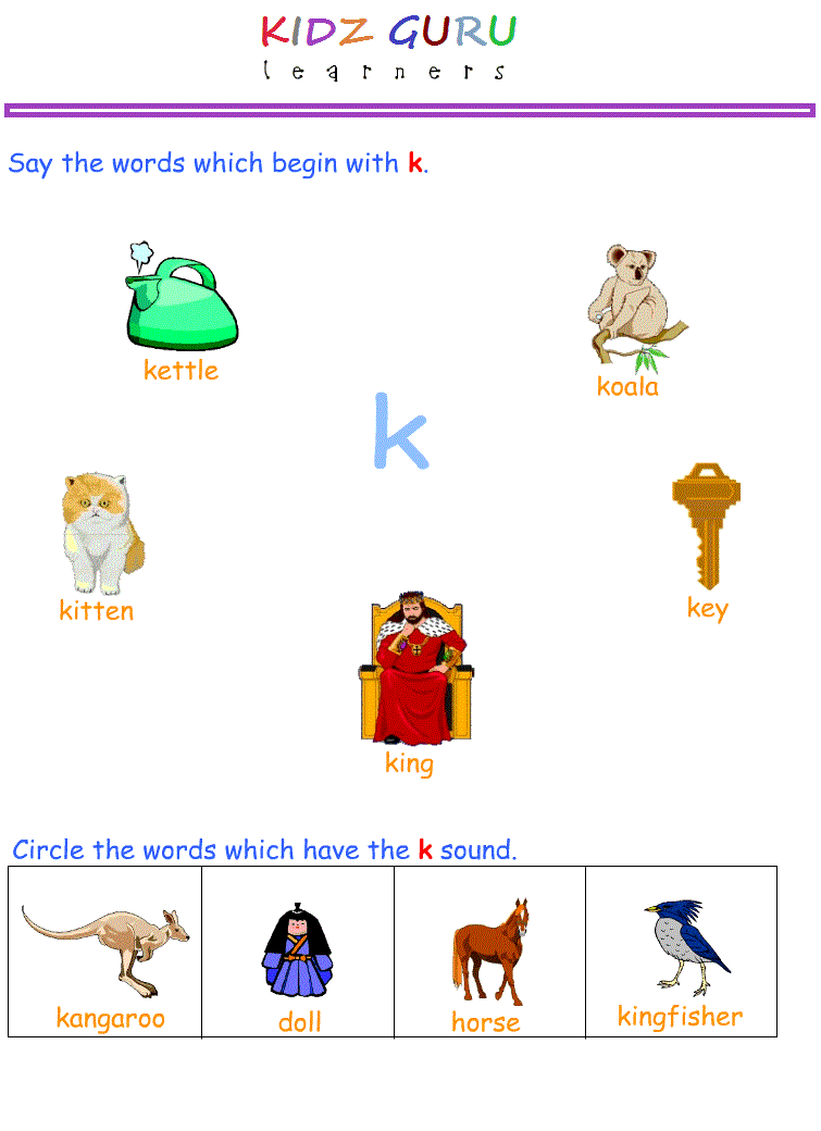Kindergarten Worksheets - Free Teaching Resources and Lesson Plans ...