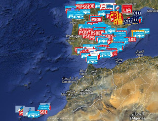 Mapa de la corrupción es España