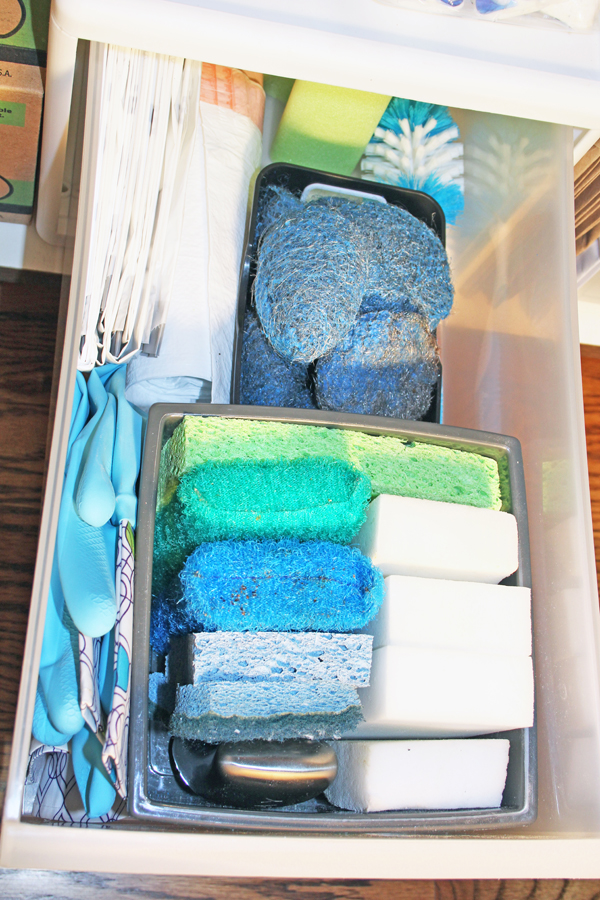 The Best Ways to Organize Under the Kitchen Sink Blue i Style