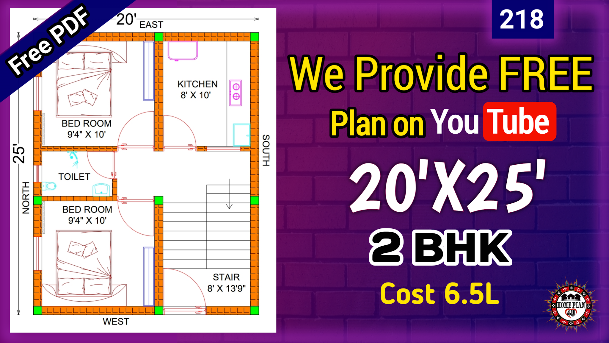 20x25 house plan