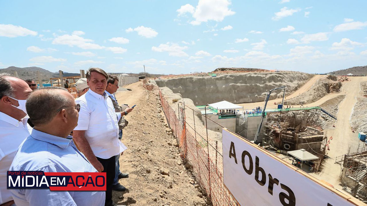Presidente Bolsonaro visita Reservatório Barro Branco em Sertânia nesta sexta-feira