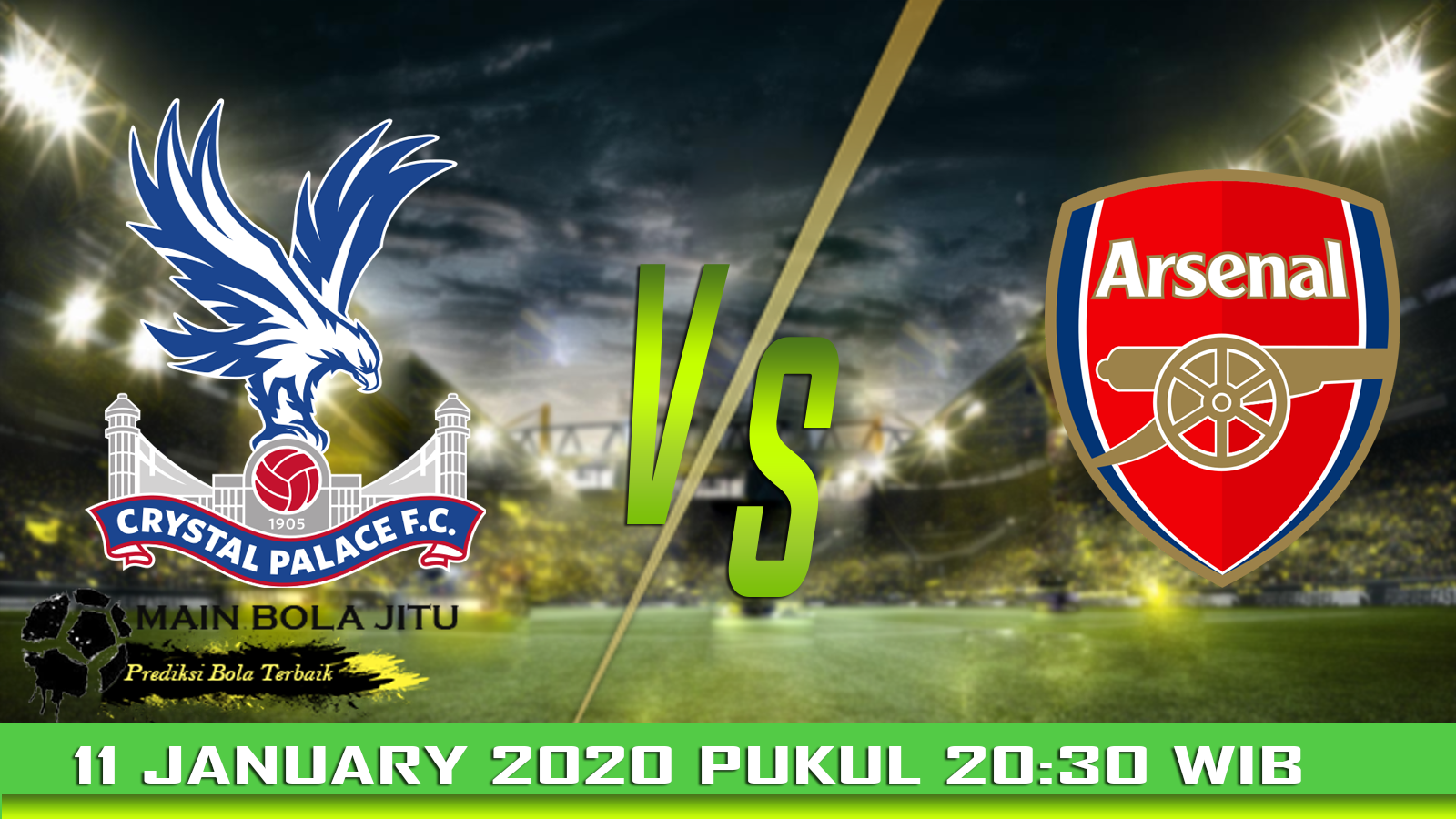 Prediksi Skor Crystal Palace vs Arsenal tanggal 11-01-2020