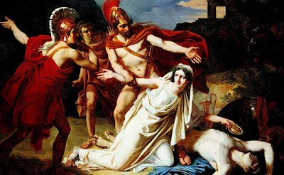 peinture antigone Norblin de la Gourdaine