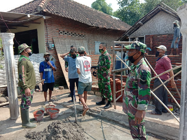 Tingkatkan Kualitas Hidup Masyarakat, Kodim 0815/Mojokerto Renovasi 300 Unit Rumah Warga