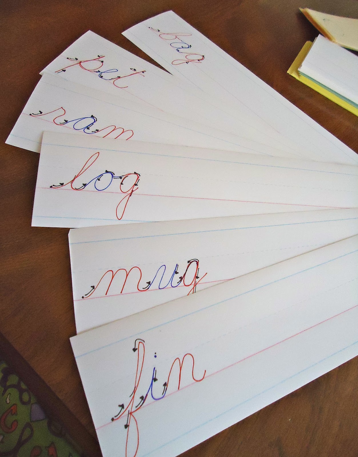 To the lesson letter writing practice