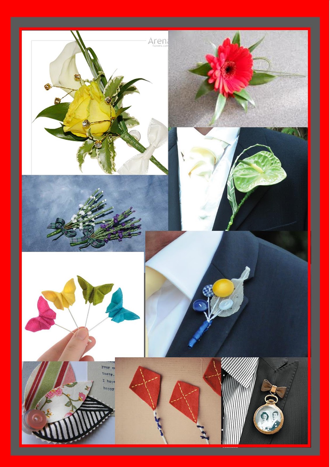 ECTA Creative Solutions Buttonholes for weddings