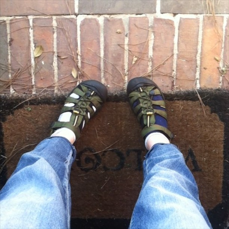 Girls Rock Socks and Sandals Keen Saturday