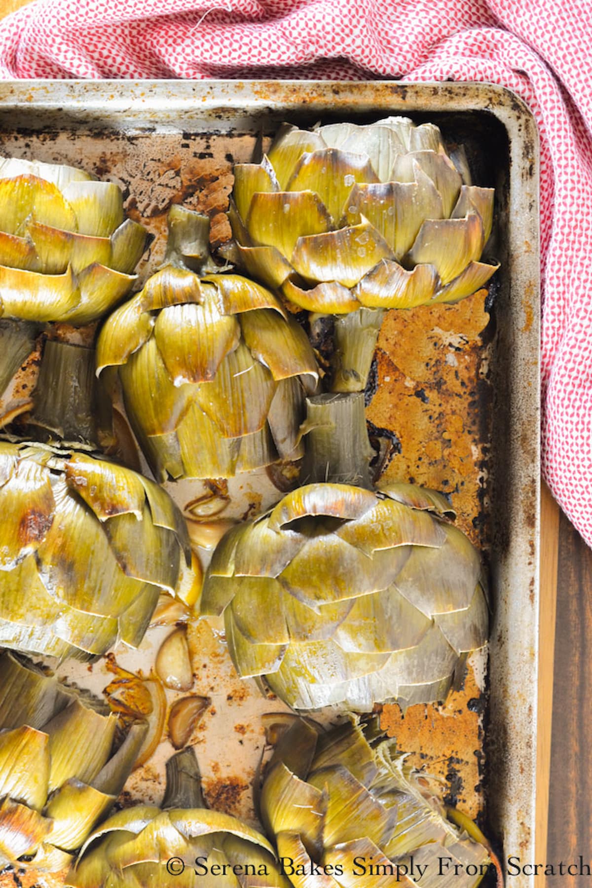 Oven Roasted Artichokes Serena Bakes Simply From Scratch