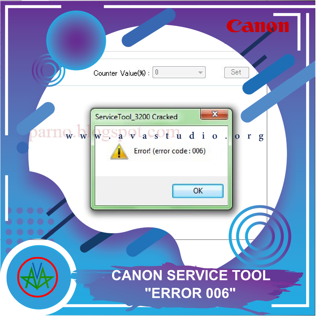 Cara Memperbaiki Service Tool "Error 006" Canon Service Tool Cara Memperbaiki Service Tool "Error 006" Canon Service Tool
