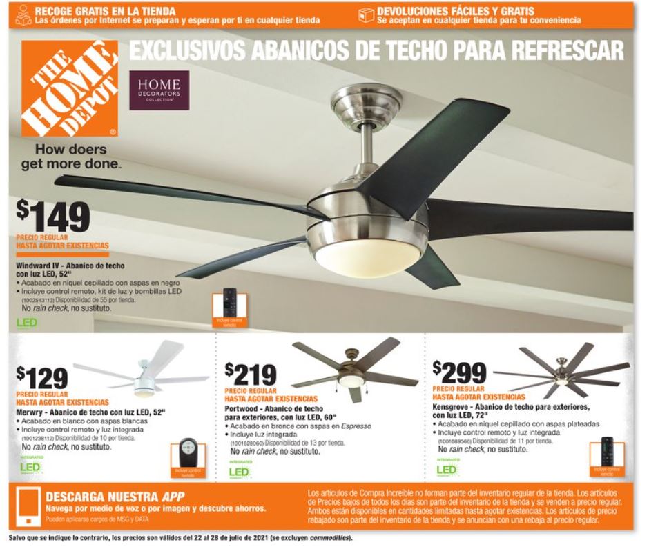 Ahorros Diarios Usando Cupones Especiales en las tiendas The Home