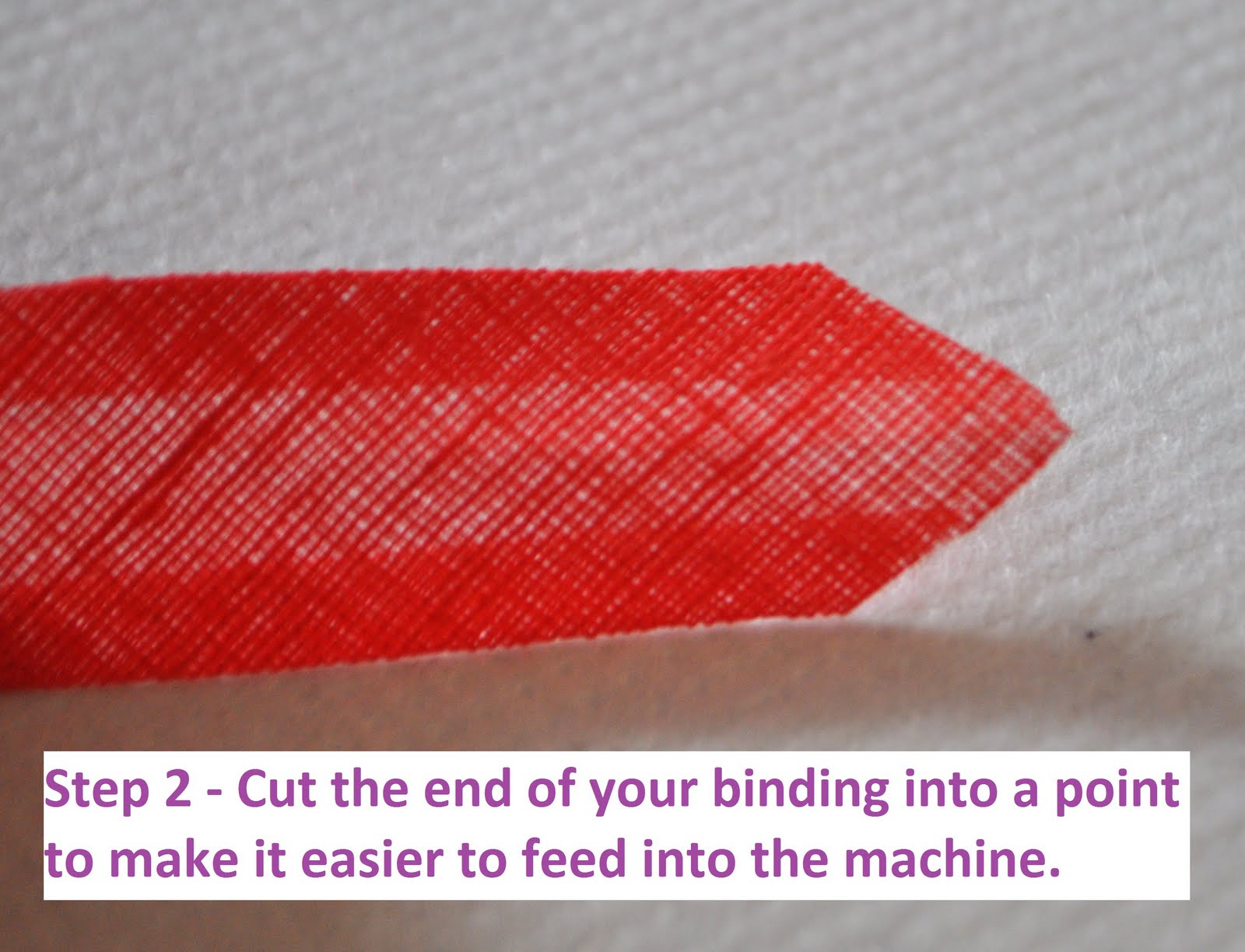 BellaBoutique Bias Binding Foot