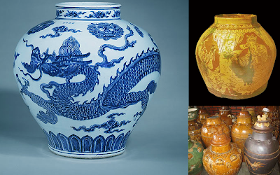 Gambar Guci keramik Cina Kuno