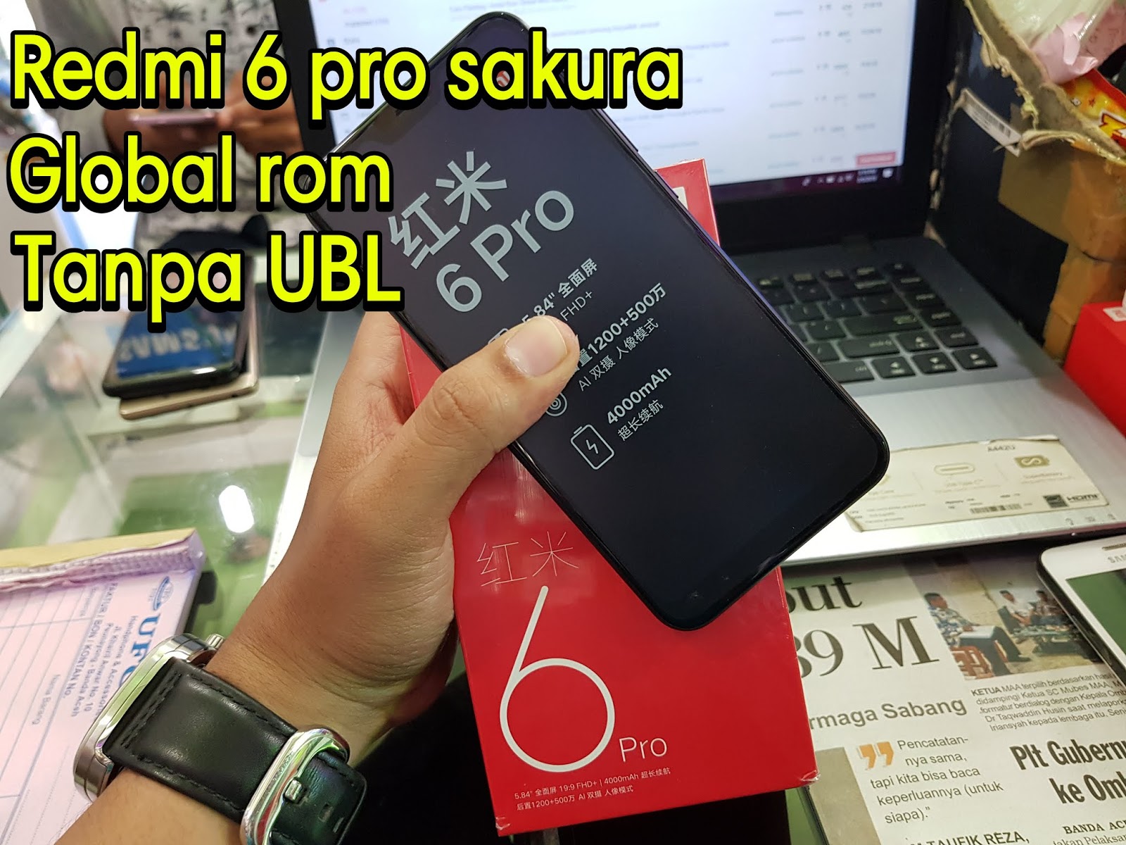Redmi 6 Pro Sakura Unlock Bootloader
