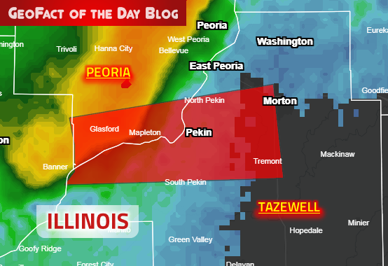 Geofact Of The Day 9272019 Illinois Tornado Warning 1