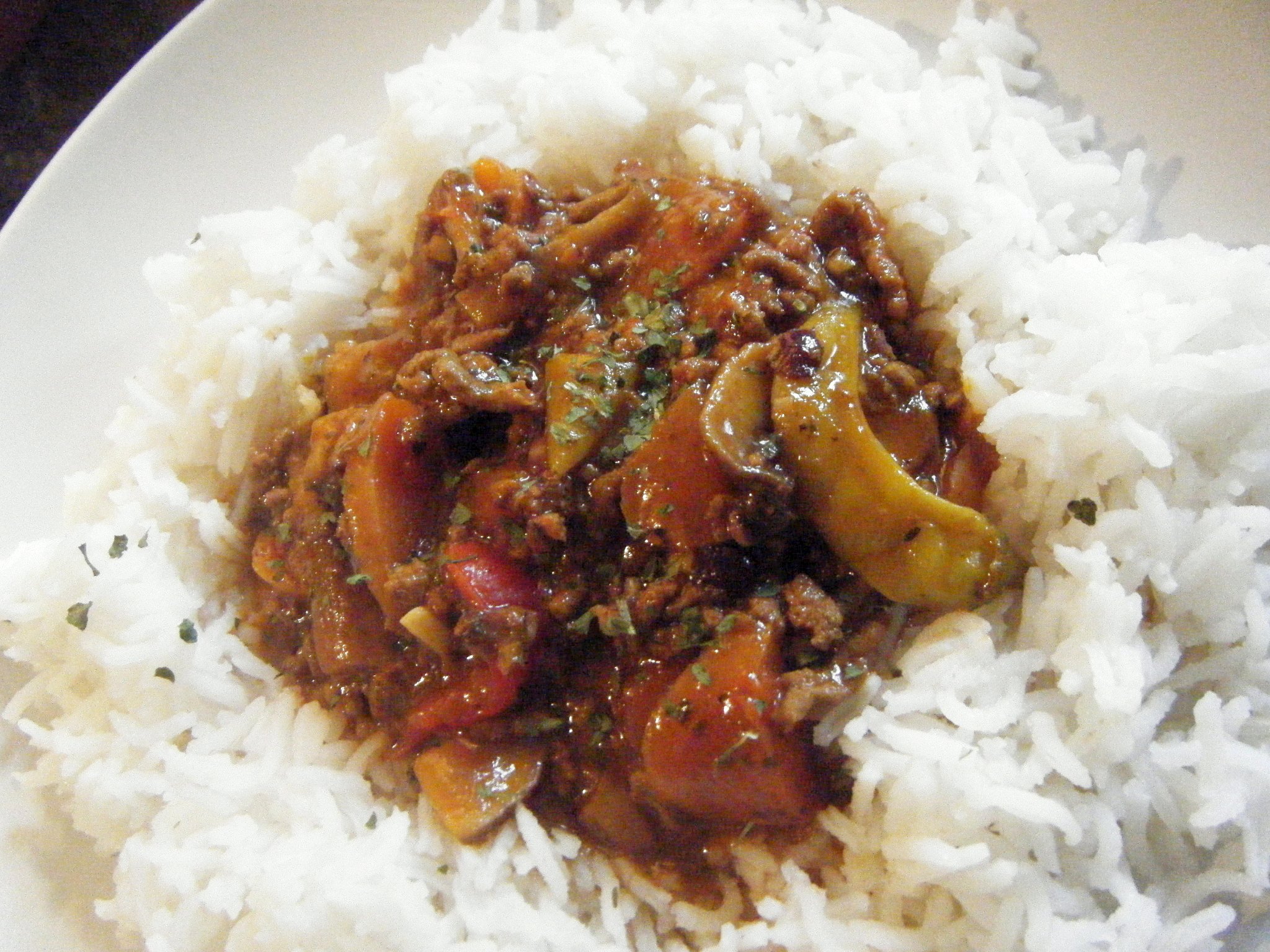 Thomas Yaeger's Transcendental Kitchen Beef Chilli with Carrots, Red