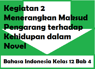 Kegiatan 2 Menerangkan Maksud Pengarang Terhadap Kehidupan Dalam Novel Operator Sekolah