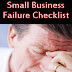 Small Business Failure Checklist