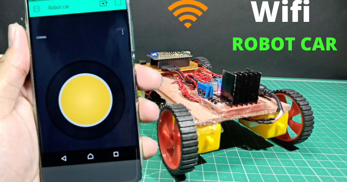 Blink App Based Robot Car