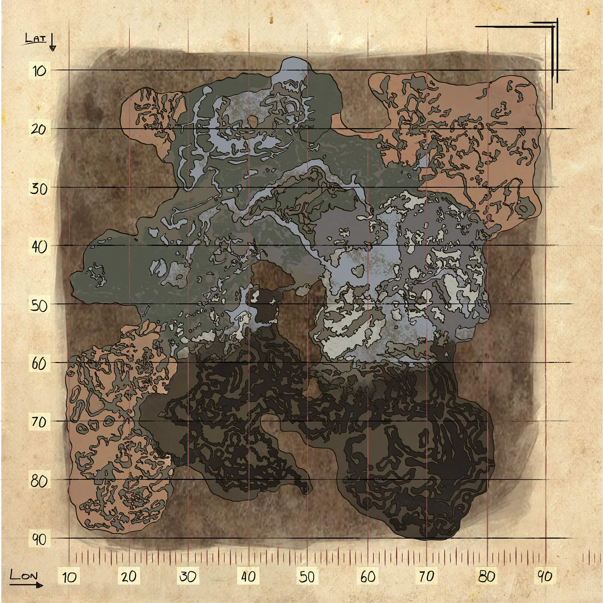 Ark The Center Resource Map ChestFamily