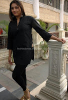 Namitha, latest, stills, in, black, dress