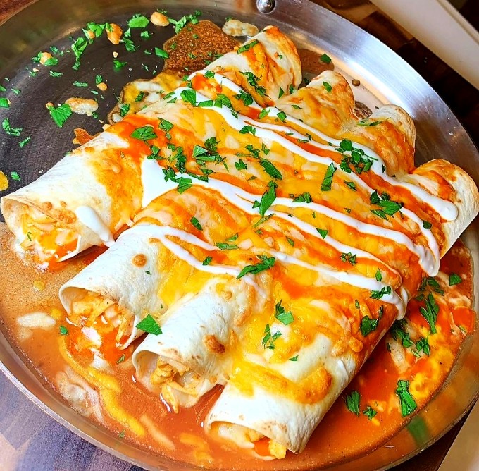 Como Preparar Enchiladas Suizas Rojas