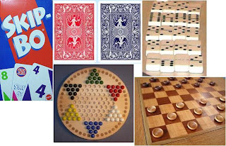 skip bo, 42 tricks, hoyle cards, checkers, chinese checkers