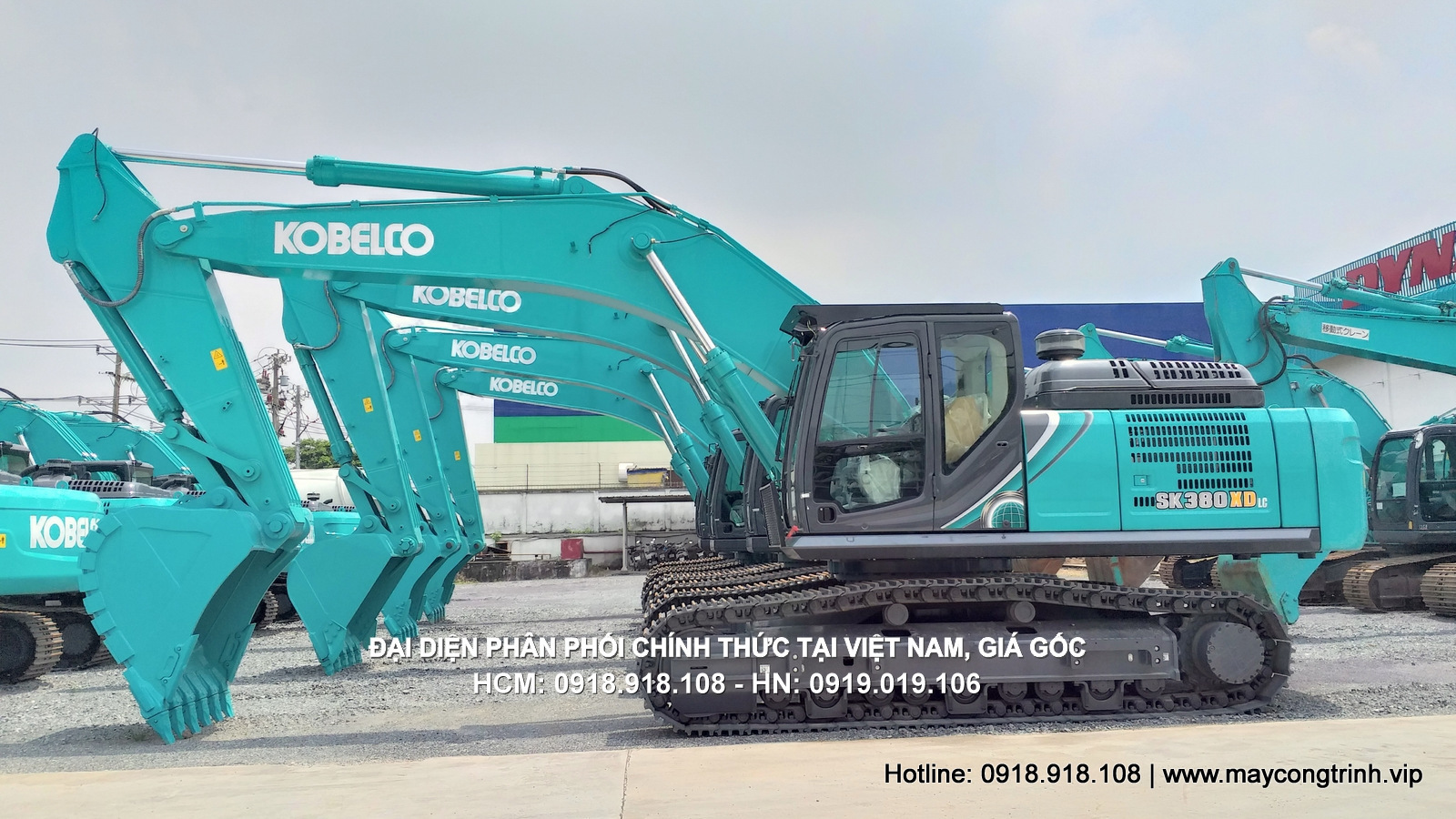 Máy xúc đào ( Máy đào, Máy xúc ) Kobelco sk500xdlc-10, gầu 2.1 - 2.5 m3