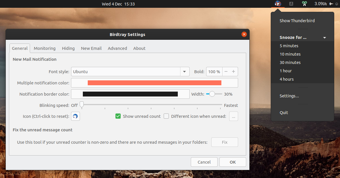 Thunderbird windows 10 native notifications