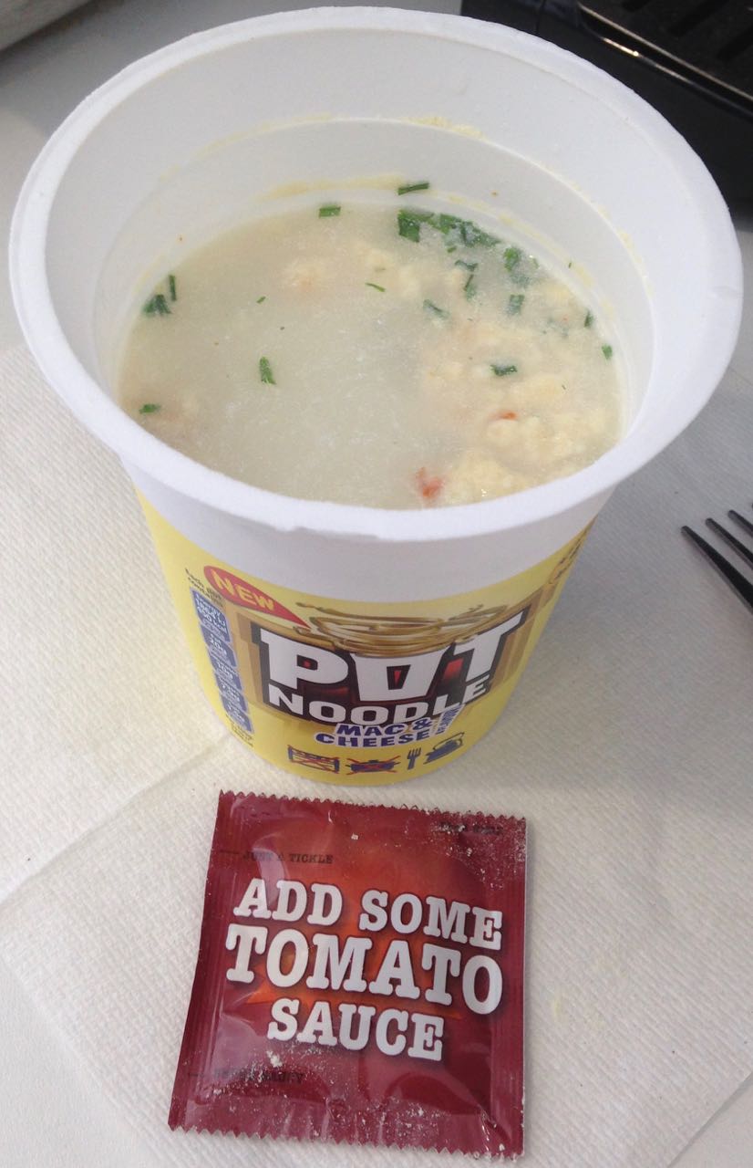 FOODSTUFF FINDS Mac and Cheese Pot Noodle (Morrisons) [By Cinabar]