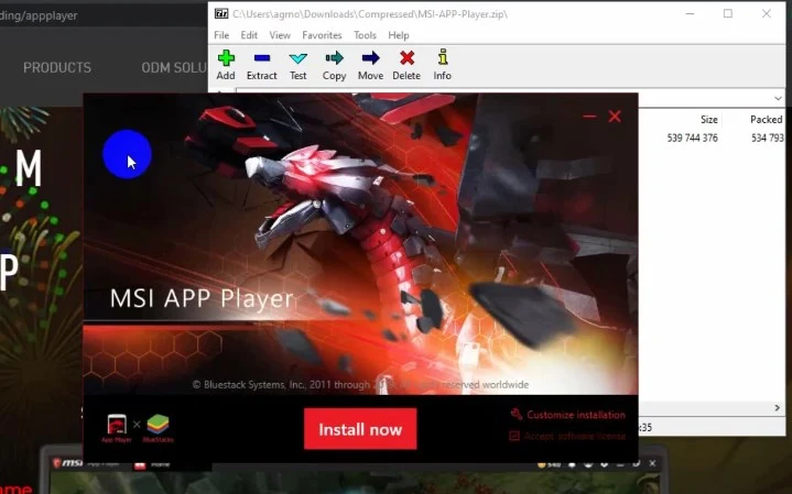 تثبيت محاكى msi app player تثبيت محاكى msi app player