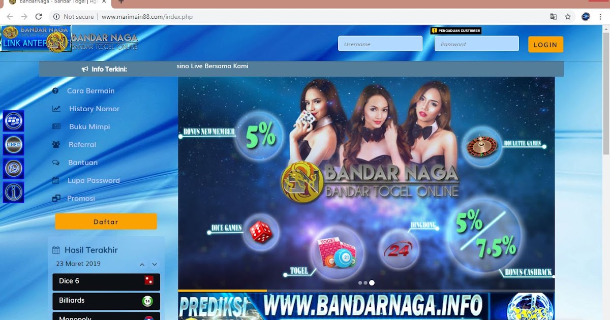 Daftar Situs Bandar Togel Online Terpercaya BANDARNAGA