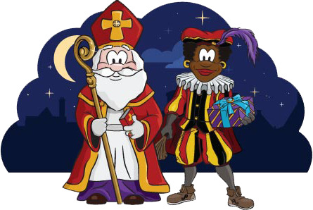 sensatie Voorloper Grace Sinterklaas en zwarte Piet
