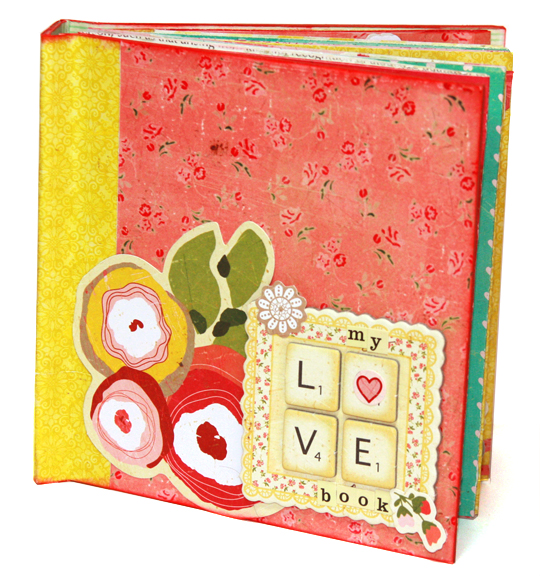 Scrapbooking Valentine's Day pop up book class and tutorial