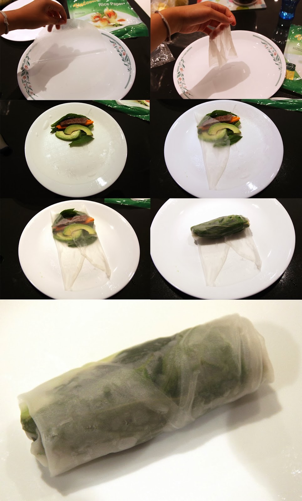 When You Have Nothing in the Fridge Simple Vietnamese Rice Paper Rolls