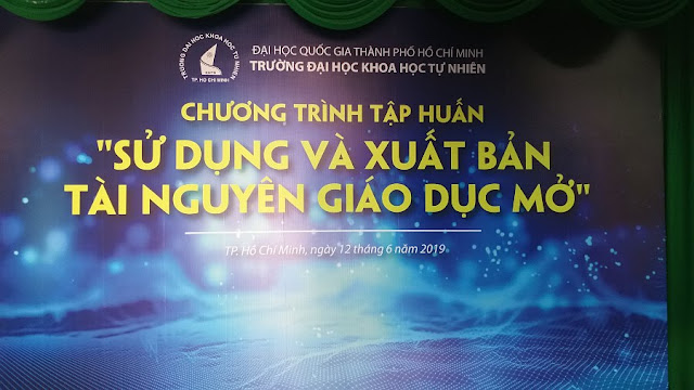 Tập huấn “Sử dụng và xuất bản tài nguyên giáo dục mở” tại trường Đại học Khoa học Tự nhiên, Đại học Quốc gia TP. Hồ Chí Minh