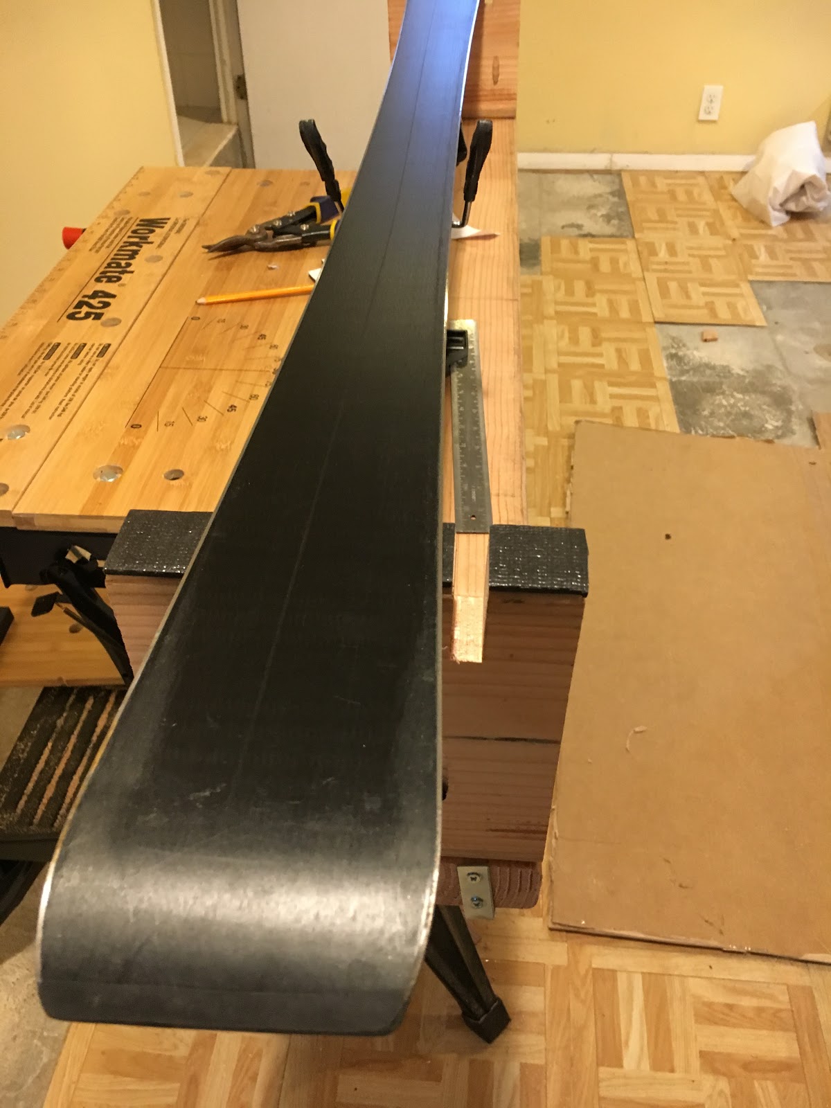 DIY Ski Tuning Bench