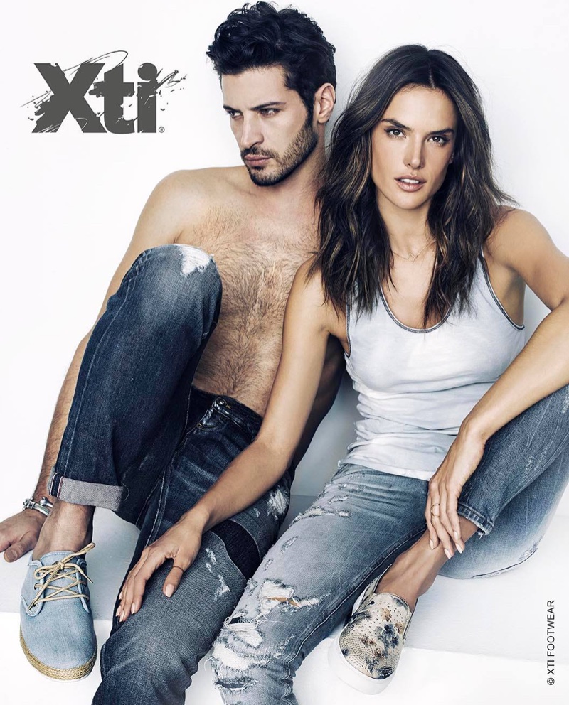 Alessandra Ambrosio sizzles for XTI Shoes' Campaign Spring/Summer 2016