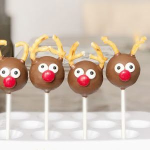 Christmas Reindeer Cake Pops (Tutorial)