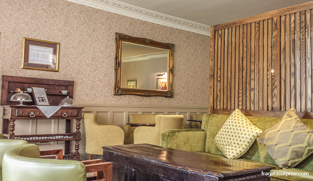 Sala de estar do Winchester Royal Hotel, em Winchester, Inglaterra