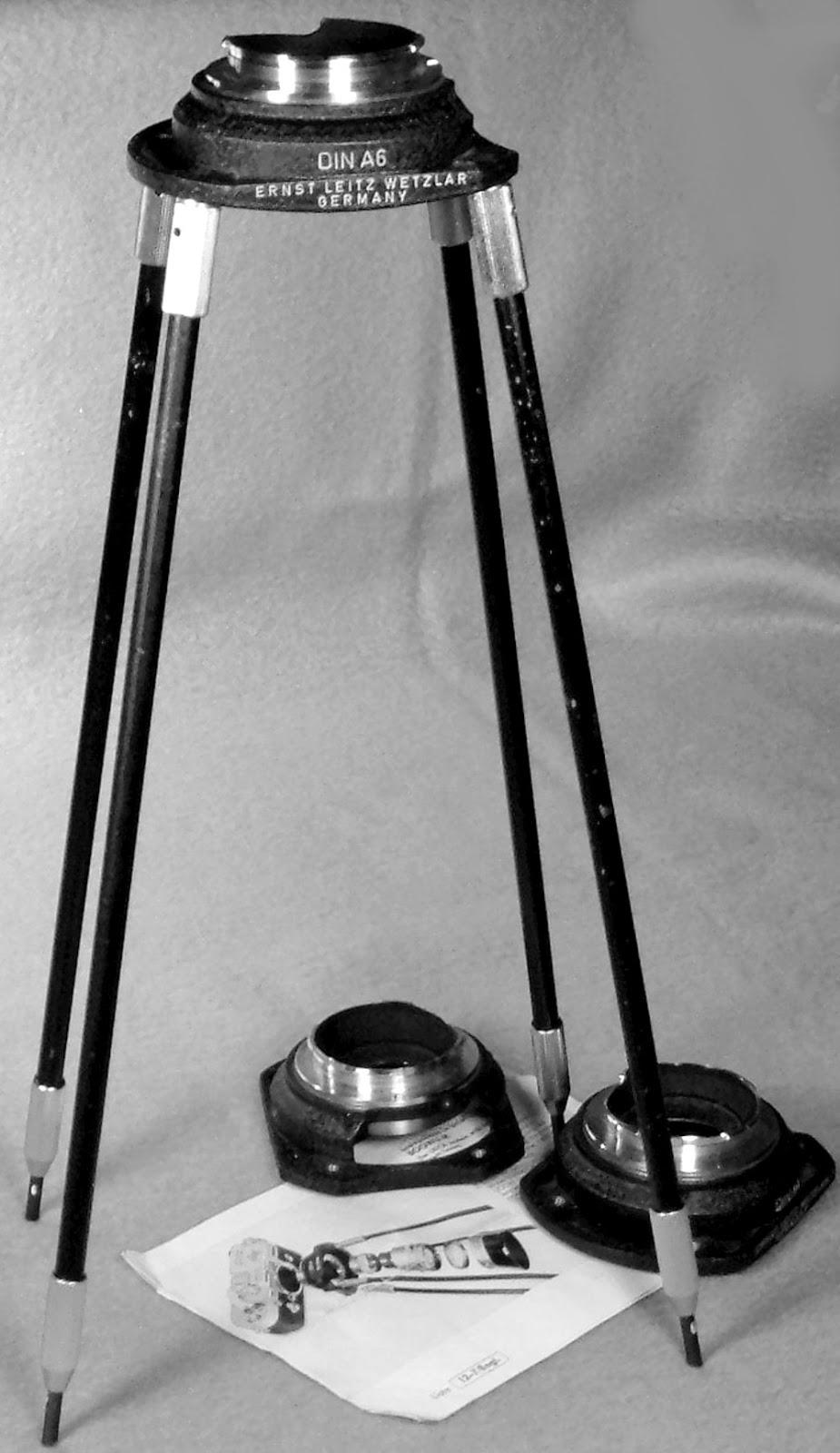 Grandpa Hank Kellner's Vintage Rangefinder Cameras Leica Copy Stand and Canon IIIc with 1.8/50 Lens