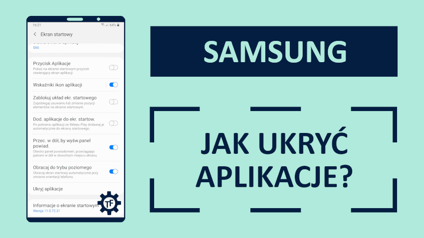 Jak ukryć aplikacje?