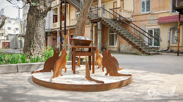 Скульптурная композиция «Тюлечка» в Одессе