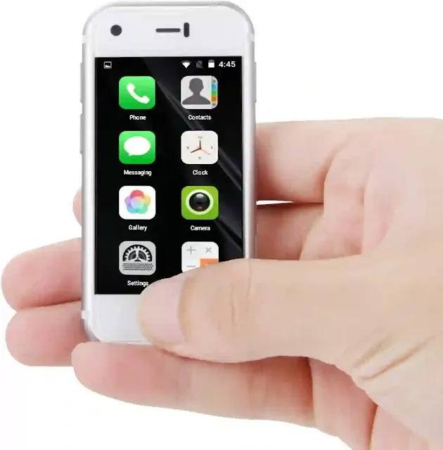 هذه هي اصغر الهواتف الذكية  الموجودة في العالم