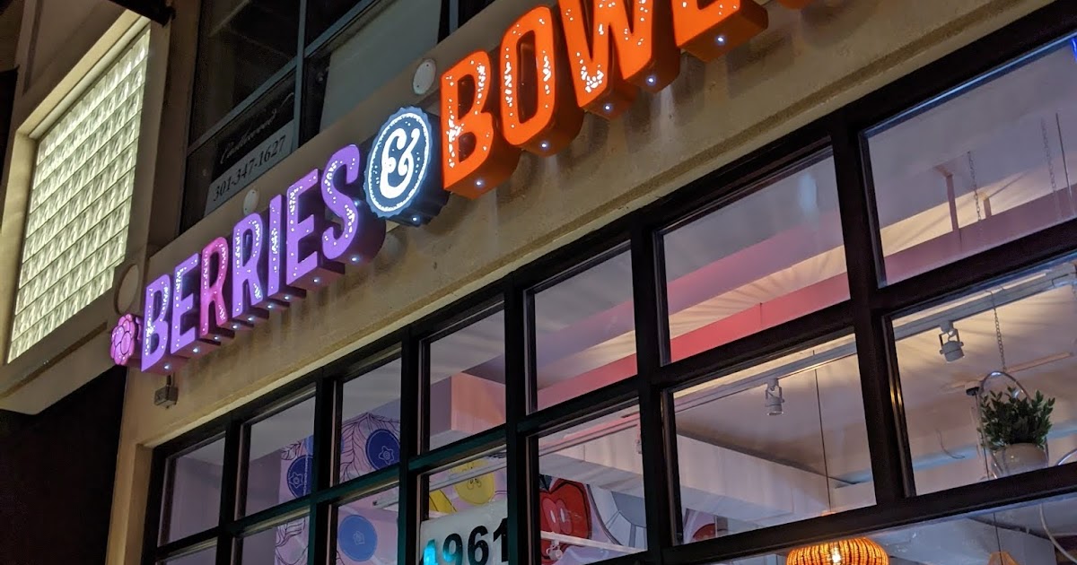 Robert Dyer Bethesda Row Berries & Bowls opens in Bethesda